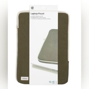 U Brands Olive Green Tablet Sleeve - 15-16"